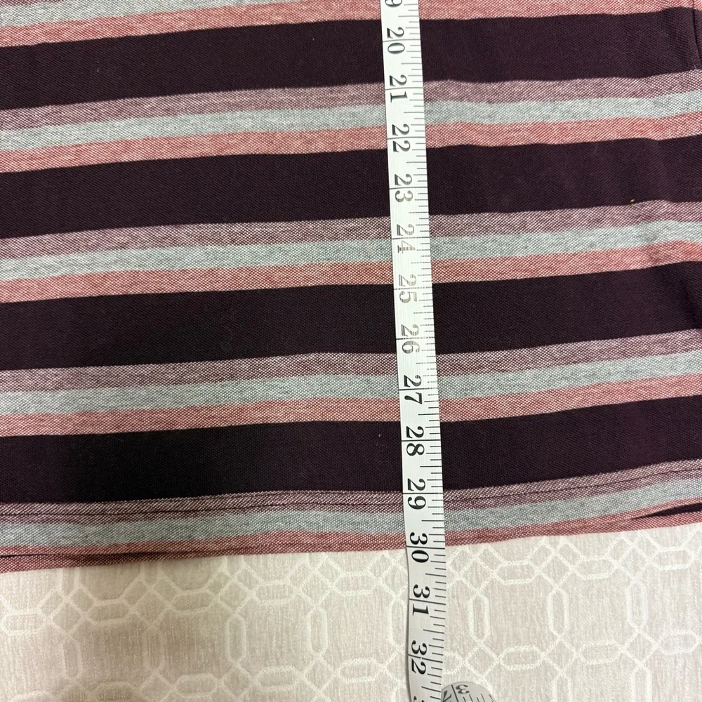 Banana Republic Purple and Gray Men’s Polo Shirt - XL